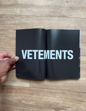 VETEMENTS for IDEA Books by Pierre-Ange Carlotti (2016) -  Signed