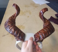 Image 3 of Replica Small Twisted Sheep Horn