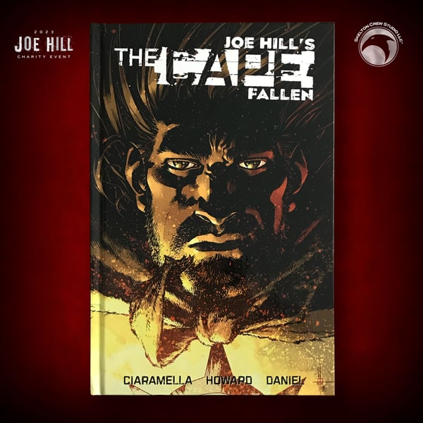 Image of JOE HILL 2023 CHARITY EVENT 68: The Cape: Fallen HC - DAMAGED