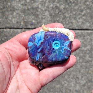 Image of XXL. Dorado - Flamework Glass Sculpture Bead