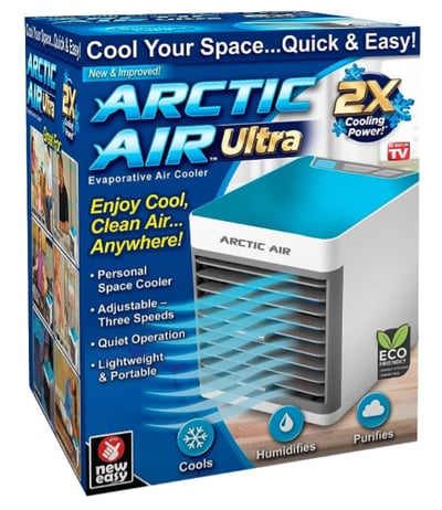 Image of Arctic Air Ultra Evaporative Air Cooler, Powerful 3-Speed, Lightweight Cooler 