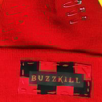 Image 2 of BUZZKILL BEANIE (RED)