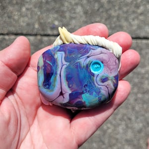 Image of XXL. Reverie - Palomino Pinto - Flamework  Glass Sculpture Bead