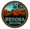 Sedona Round sticker 