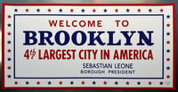 Image 1 of Welcome to Brooklyn - 18" x 36" Archival Print