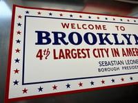 Image 2 of Welcome to Brooklyn - 18" x 36" Archival Print