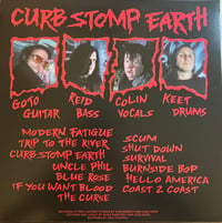 Image 2 of LONG KNIFE - "Curb Stomp Earth" LP + Poster