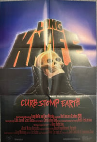 Image 3 of LONG KNIFE - "Curb Stomp Earth" LP + Poster