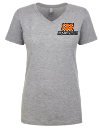 Image 1 of GREY V-NECK LET'S RACE