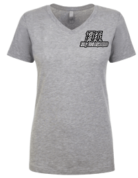 Image 3 of GREY V-NECK LET'S RACE