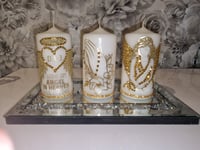 PRAY HAND CANDLE SET