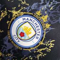 Image 4 of Manchester City 23/24 Treble Special Jersey