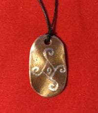 Image of Lozenge Cross Breaching Sign (Engraved Copper)