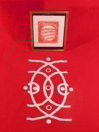 Image of Orphic Egg Linocut Art Print