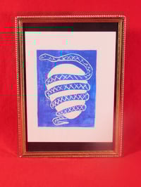 Image of Orphic Egg Linocut Art Print