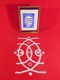 Image of Orphic Egg Linocut Art Print