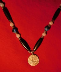 Image of Silver Triple Spiral Pendant