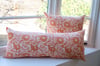Custom Decorative Pillows: Apricot Print