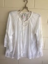 JohnnyWas Lace large peasant blouse