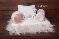 Newborn photo set ivory/off white