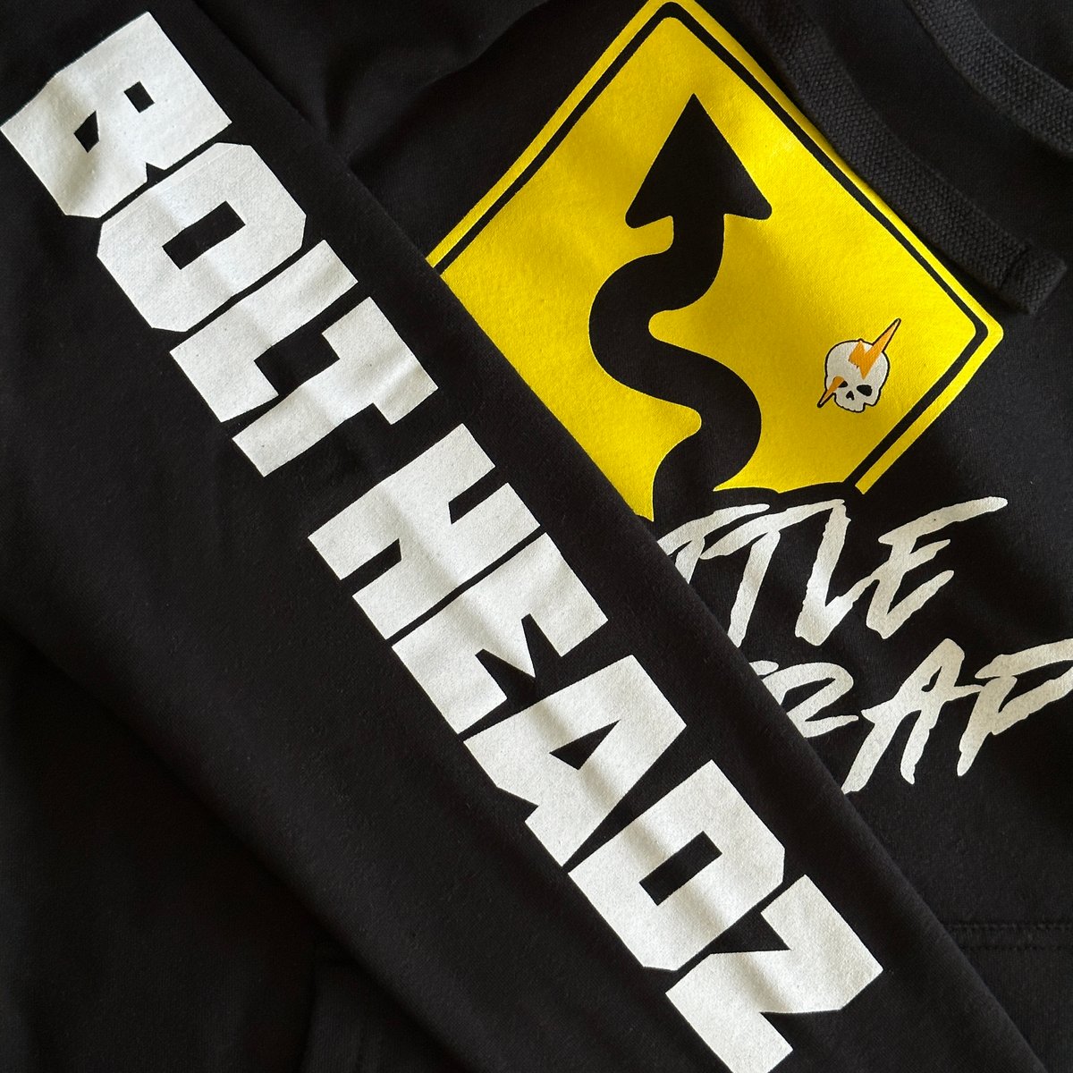 Throttle Therapy Hoodie *BoltHeadz Sleeve Print
