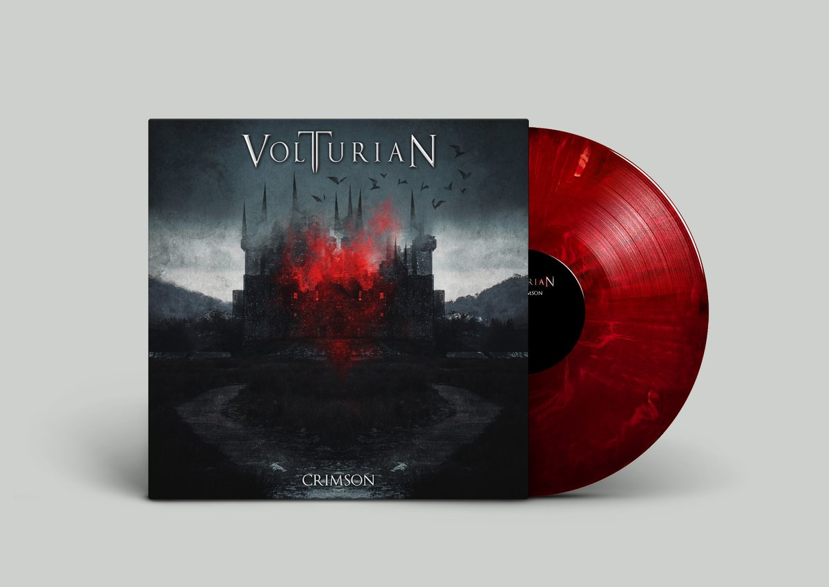 Image of VOLTURIAN "Crimson" LIMITED marbled red vinyl