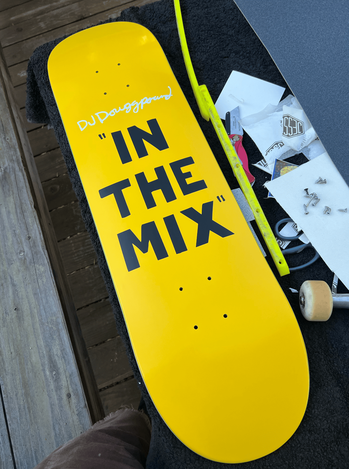 Image of IN THE MIX SKATEBOARD DECK