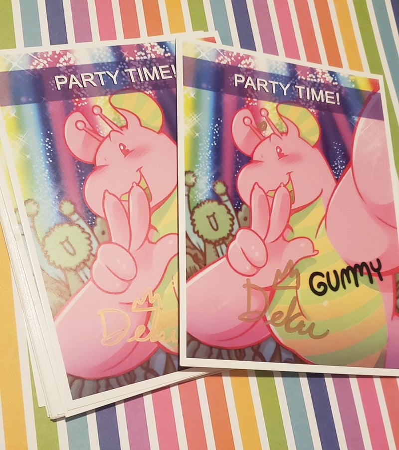 Gummy print signed by their voice actor!