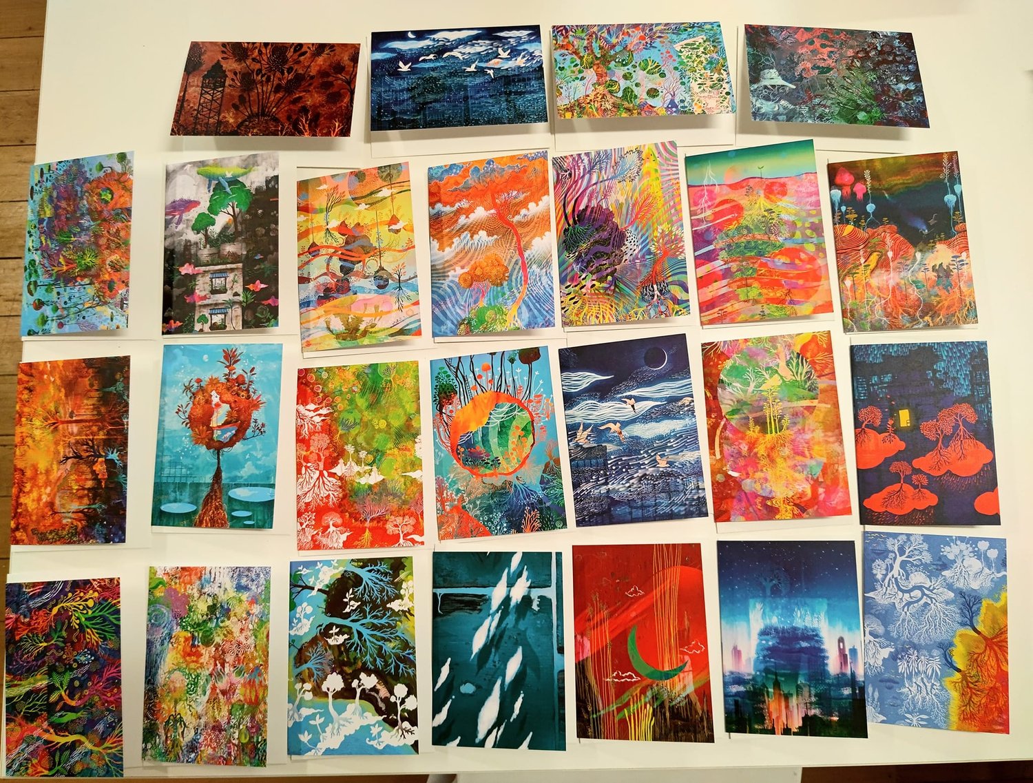 25  x  Art Greeting Cards + Envelopes