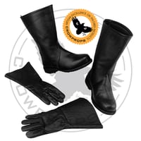 Image 3 of Xwing Black Booties and OT TIE Gloves Combo