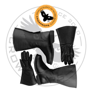 Image of Xwing Black Booties and OT TIE Gloves Combo