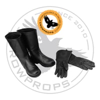 Image 1 of Xwing Black Booties and OT TIE Gloves Combo