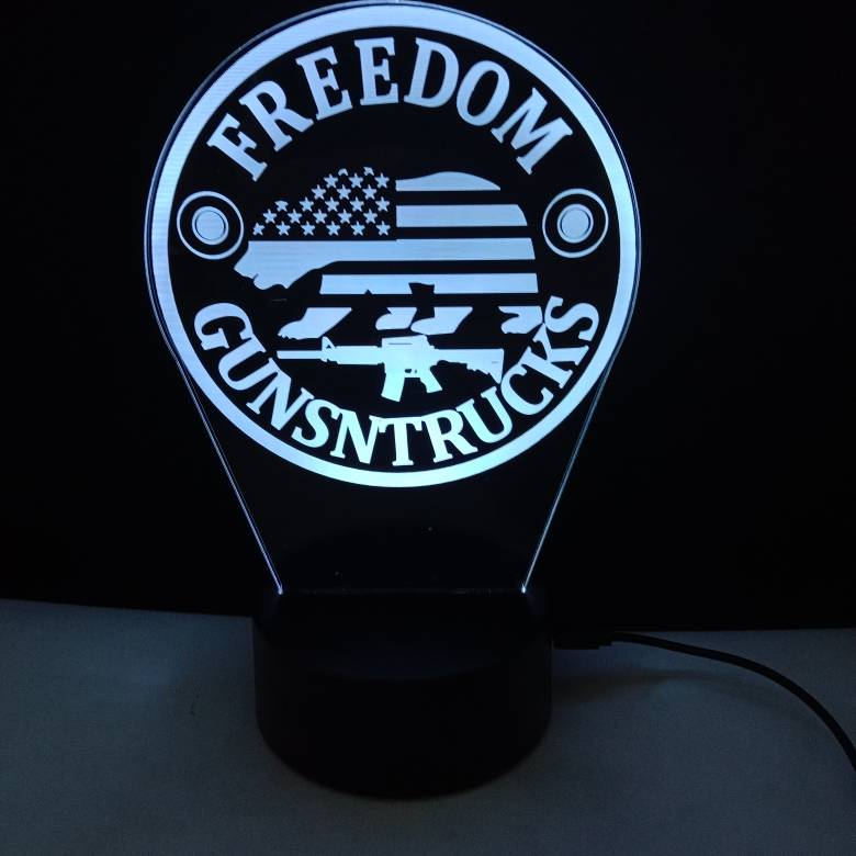 Freedom 3D Visual RGB lamp