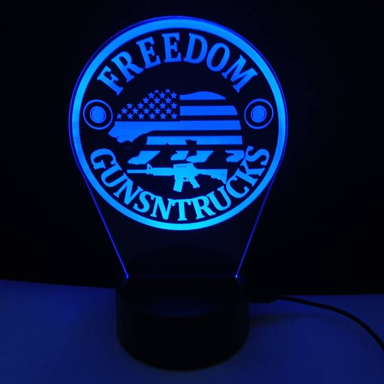 Freedom 3D Visual RGB lamp