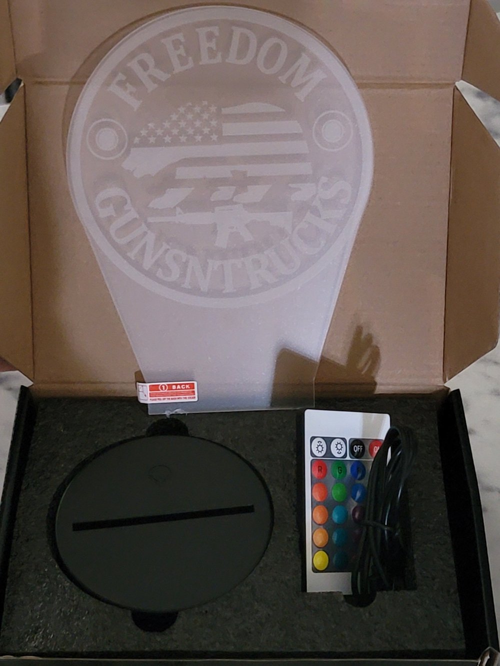 Freedom 3D Visual RGB lamp