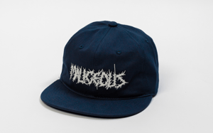 MLCS co. "Death Metal" Navy Snapback hat 