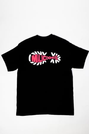 MLCS co. "Stomper" T-shirt (Black and Hot Pink) 