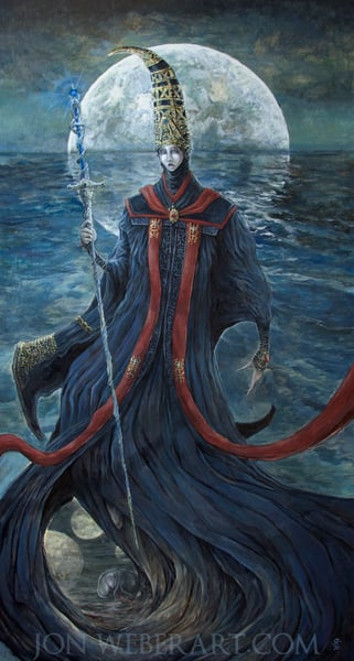 Image of Rennala Goddess of the Full Moon (2023) - PREMIUM FINE ART PRINT