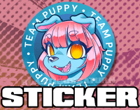 Image 1 of Team Puppy - 2" Vinyl Sticker