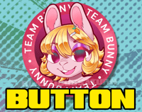 Image 1 of Team Bunny - 1.5" Pinback Button