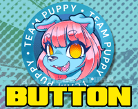 Image 1 of Team Puppy - 1.5" Pinback Button