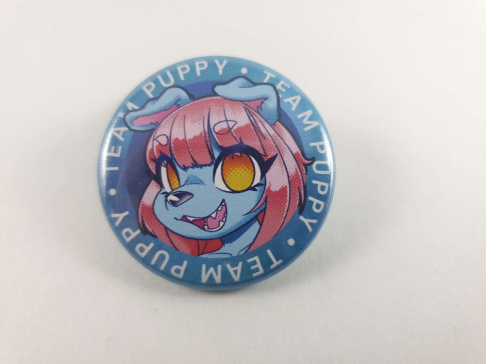 Team Puppy - 1.5" Pinback Button