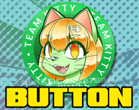 Image 1 of Team Kitty - 1.5" Pinback Button