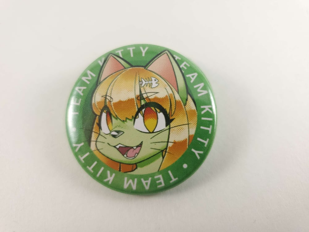 Team Kitty - 1.5" Pinback Button