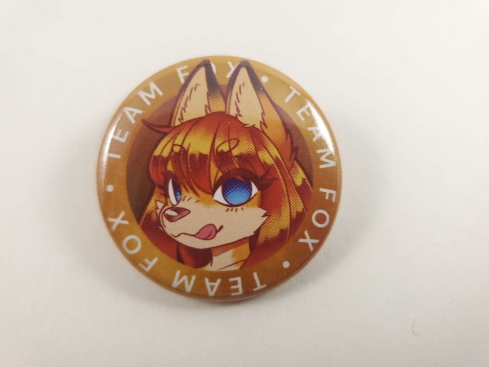 Team Fox - 1.5" Pinback Button