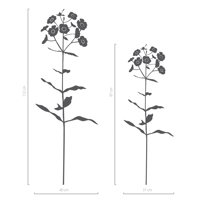 Image 2 of Wandaufkleber Blumen Dascha