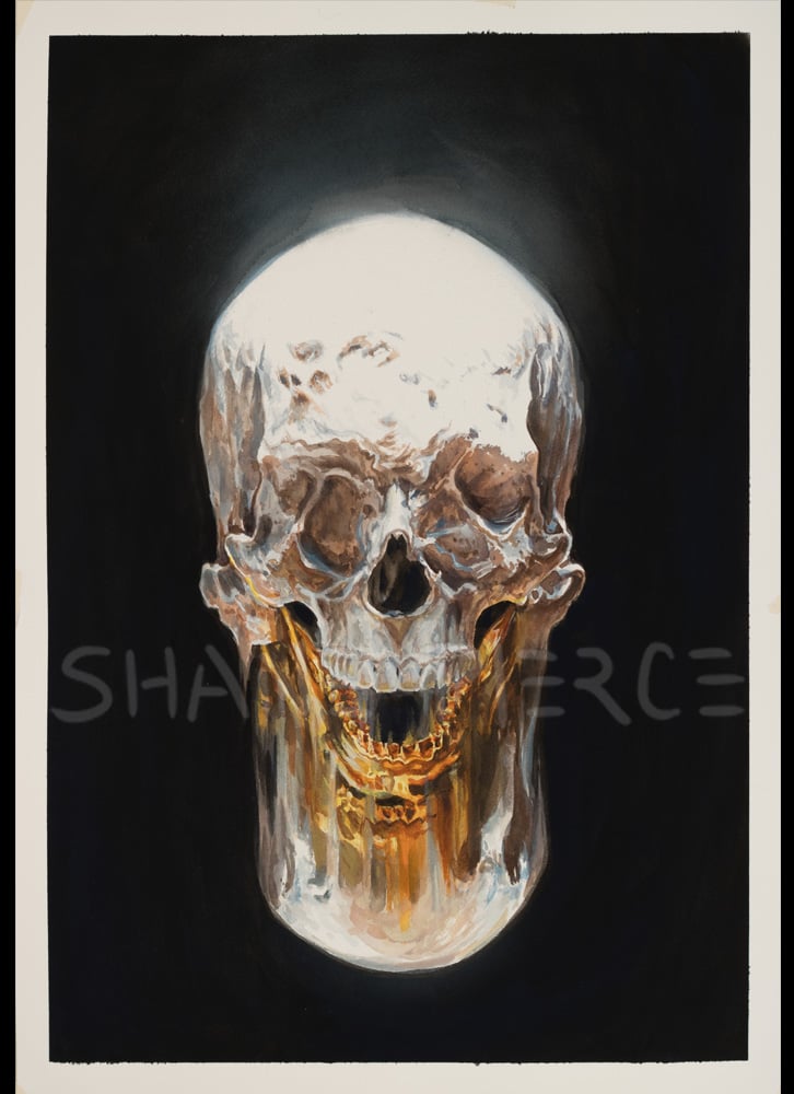 Image of Skulled Up Emerge watercolor