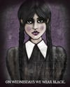 Homage to Wednesday Addams