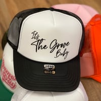 The Grove foam trucker hat