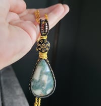 Image 2 of Celestial Tree Agate Pendant